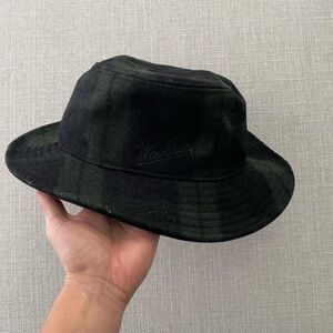 Woolrich plaid wool hat